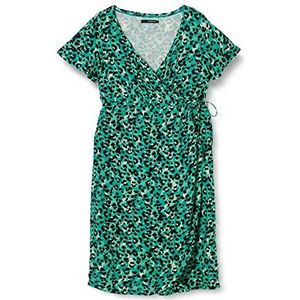 Supermom Damesjurk Ss Sea Leopard zwangerschapsjurk, meerkleurig (Sea Green P162), S