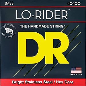 DR LH-40 Strings LO-RIDER™ - Stainless Steel Bass Strings: Light 40-100