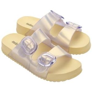 melissa Cozy Slide AD platte damessandalen, geel, maat 38, Geel, 38 EU