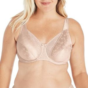 Playtex Women's Secrets Signature Floral Underwire Bra, Zandschaal, 90E