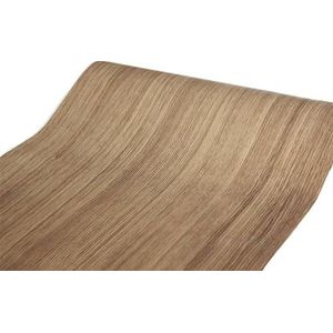 BUVU Plakfolie, meubelfolie, lichtbruin, houtlook, zelfklevende folie, houtbehang, 45 cm x 300 cm, lichtbruin, vintage, strepen, folie, waterdicht, wandbehang voor meubels, muren, kasten, keuken,