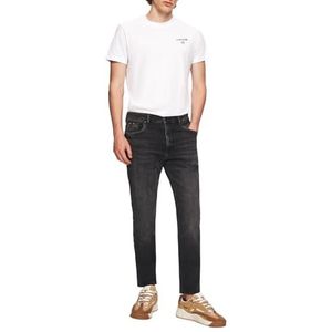 LTB Jeans Heren Hollywood 300 - Straight Mid Rise Basic-5-Pocket Dark Wash Grijs van katoenmix - Maat W28L30, grijs, 28W / 30L