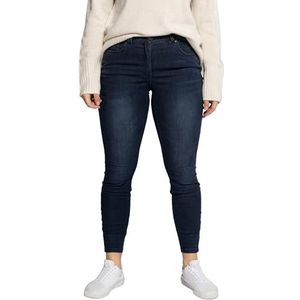 Studio Untold Skinny, Dark Blue Jeans voor dames, blauw (Dark Denim 93), 42