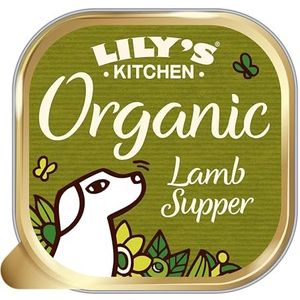 Lily's Kitchen Volwassen Lamb Supper Organic Wet Dog Food (11 x 150g)
