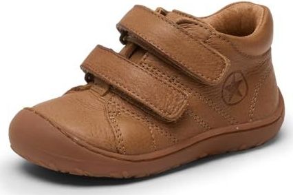 Bisgaard Hale v First Walker Schoen voor jongens, uniseks, tan, 19 EU, tan, 19 EU