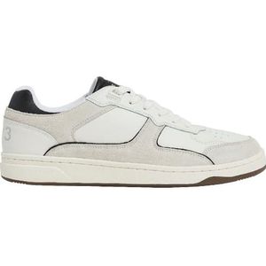 Pepe Jeans Heren Kore Evolution M Sneaker, wit (gebroken wit), 8 UK, Wit Gebroken Wit, 42 EU