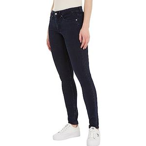 Calvin Klein Jeans Skinny broek met halfhoge taille voor dames, Blauw, 34W / 30L
