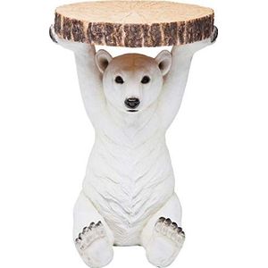 Kare Design Animal Polar Beer Bijzettafel, Wit