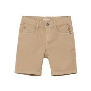 s.Oliver Junior Uniseks kinderbermuda, Brad Slim Fit, Beige 8195, 104 Slim