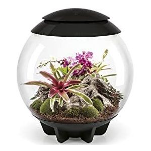 biOrb 72557 biOrb AIR 60 zwart, automatisch terrarium voor comfortabele plantenverzorging, acryl