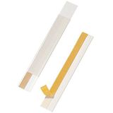 Durable 802519 Scanfix etikethouder, inclusief etiketten, 200 x 40 mm, transparant, 50 stuks.