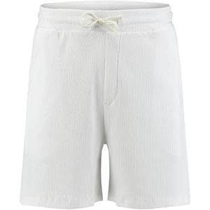 KEYLARGO - MPA KLROY - Herenshorts - Wit - Elastische Tailleband met Trekkoord