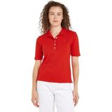 Tommy Hilfiger - Regular-Fit Polo - Katoen Pique - Blauw - Slim Fit