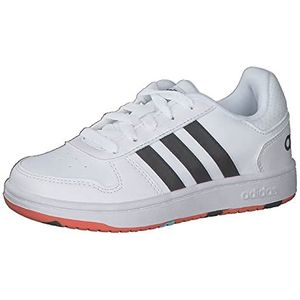 adidas Hoops 2.0 K, schoenen, FTWBLA/NEGBAS/NARAUT, 33,5 EU