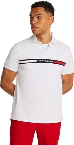 TOMMY HILFIGER - Shirt - Marine - Polokraag - Katoen