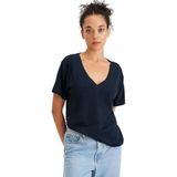 T-shirt - Zwart - Katoen - Reguliere Pasvorm