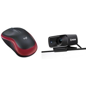 Logitech M185 Draadloze Muis, & Elgato Facecam MK.2 – Premium Full