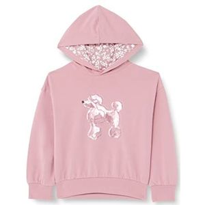 s.Oliver Sweatshirt met capuchon voor meisjes, roze, 116/122 cm