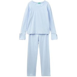 United Colors of Benetton Pig(Tricot + Pant) 3Y5E3P02P Pyjama-set, lichtblauw 2K3, L dames, lichtblauw 2k3, L
