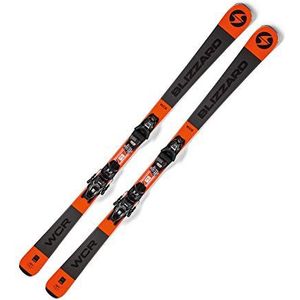 Blizzard WCR Ski's voor volwassenen, zwart/oranje, 160 cm