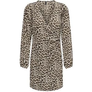 ONLALMA Life Poly L/S GINA Dress AOP, Pumice Stone/Aop:599 Leo, S