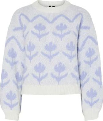 PIECES - PCJudie - Trui - Lichtblauw - Gerecycled Materiaal