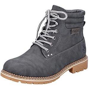 Rieker 95120 veterlaarzen voor dames, grijs, 41 EU