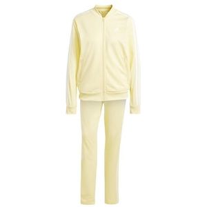 adidas Dames Essentials 3-Stripes Track Suit, almost yellow/white, XL Short