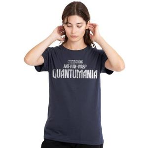 Ant-Man And The Wasp: Quantumania, Quantumania Logo dames T-shirt, diep marineblauw, X-Large, Diepe marine, XL