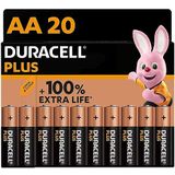 Duracell Plus Alkaline AA batterijen - 20 stuks