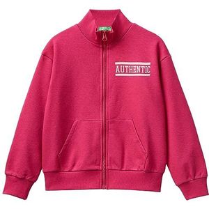 United Colors of Benetton Jumpsuit voor meisjes en meisjes, Rood Magenta 2E8, 130