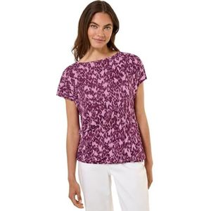 CECIL - Shirt - Lichtblauw - Gebreid - Minimalistische Print