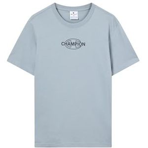 Champion Legacy Men, grafisch T-shirt met ronde hals, M, lichtblauw, Lichtblauw, M