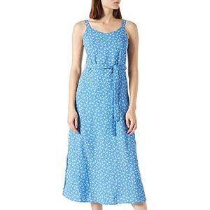 myMo Maxi-jurk voor dames met bloemenprint, blauw, S