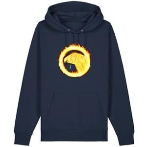 COMPAGNIE DE CALIFORNIE Sweatshirt om aan te trekken voor kinderen, 12 jaar, marineblauw, ontspannen, Blauw, 12 Jaar