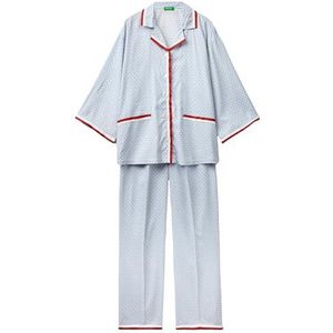 United Colors of Benetton Pig(hemd + pant) 41HH3P00E pyjama-set, lichtblauw 61R, L dames, Lichtblauw 61R, L