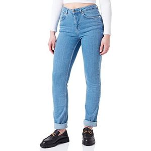 Tamaris Dames AGBOR Slim Jeans, blauw (light blue denim), 34W / 32L
