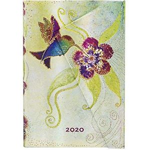 Paperblanks 12-maandkalender 2020 Kolibri | horizontaal | mini (100 × 140 mm)