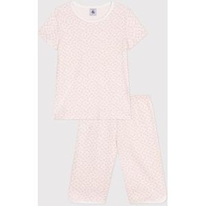 Petit Bateau Pyjacourt voor meisjes, Marshmallow/Panty, 4 Jaren