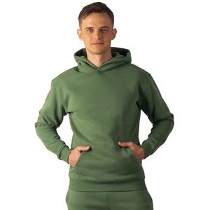 Carlheim Heren Hoodie Hudson Branded, groen, M