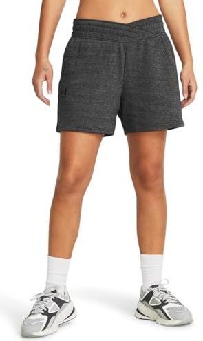 Under Armour - Rival Terry Shorts - Castlerock Volle Heather - Dames