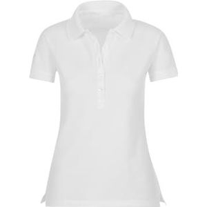 Trigema Poloshirt voor dames met kristalsteentjes, wit (wit 001), L