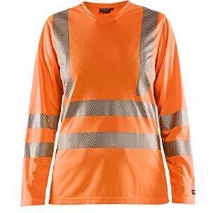 Blaklader 348510135300S lange mouwen dames UV T-shirt, oranje, maat S