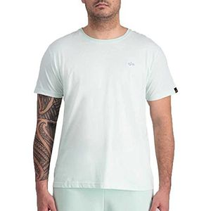 Alpha Industries - EMB T-Shirt - Mint - Unisex - Korte Mouwen - 100% Katoen