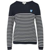 Gebreide Trui - Roze - Katoen - Met Hartjesborduursels