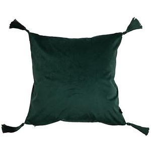 Chic Home Velvet kussensloop CRISTIANO 45 x 45 cm flessengroen