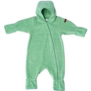 Sterntaler Baby jongens overall baby melange overall - overall baby - overall baby - van microfleece met borduurwerk en ritssluiting - groen, groen, 56 cm