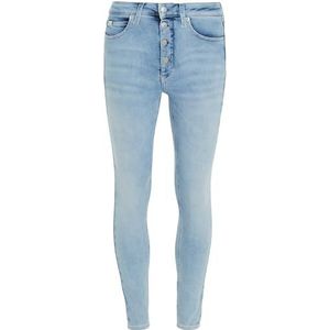 Calvin Klein Jeans Hoge taille Super Skinny Enkelbroek voor dames, Denim Light, 26W