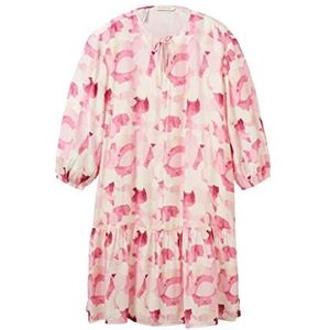 TOM TAILOR Dames 1036655 jurk, 31803 roze vormen design, 38, 31803 - Pink Shapes Design, 38