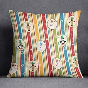 Bonamaison decoratieve kussensloop, kussensloop, Polyester, Multi kleuren, 45x45 cm